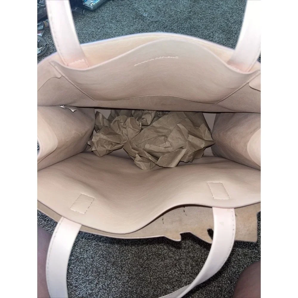 Banana Republic  LASER CUT OUT  Palm LEAF TOTE PINK BLUSH_10